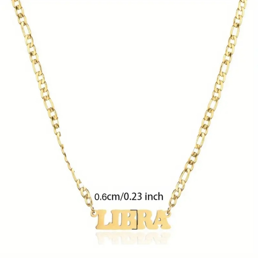 Gold Libra Necklace